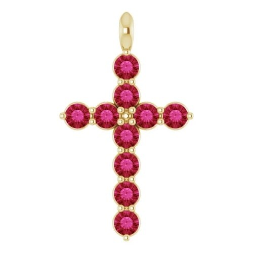 Perryn Natural Ruby Prong Set 