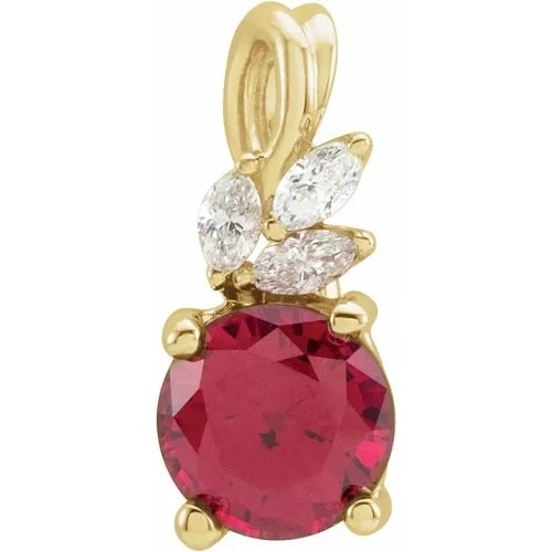 Phiroza Natural Ruby 4 Prong 