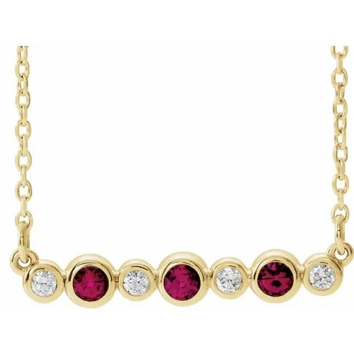 Pehila Natural Ruby Bezel Set 