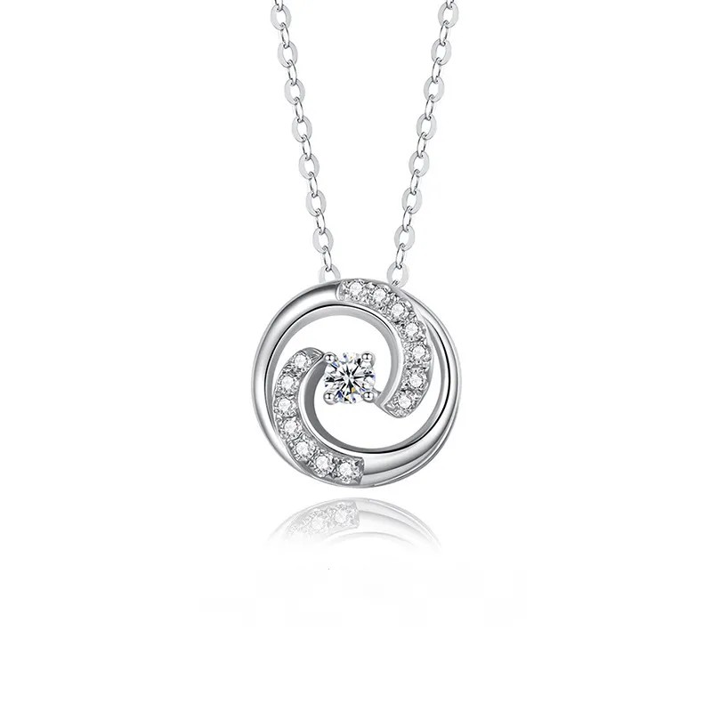 4 Prong 0.53 Carat Natural Diamond  Necklace