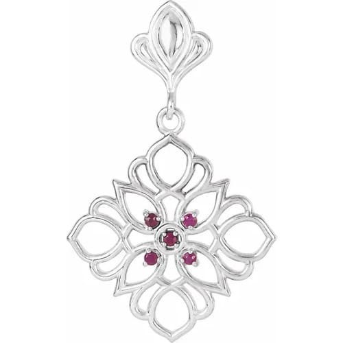 Patralekha Natural Ruby Prong Set 