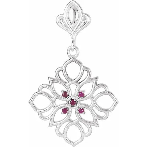 Patralekha Natural Ruby Prong Set 