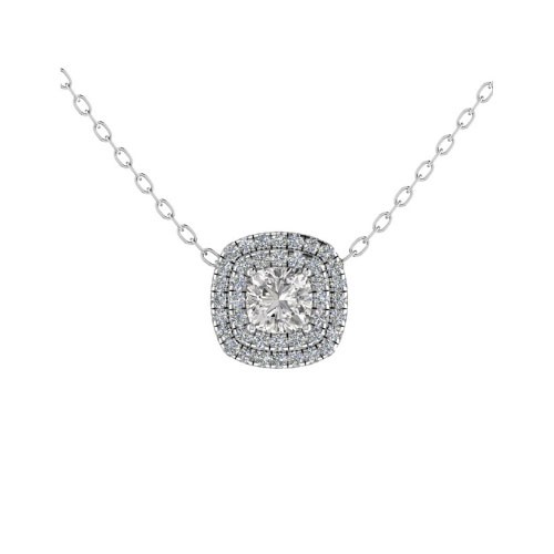 4 Prong 0.35 - 1.50 Carat Natural Diamond  Necklace