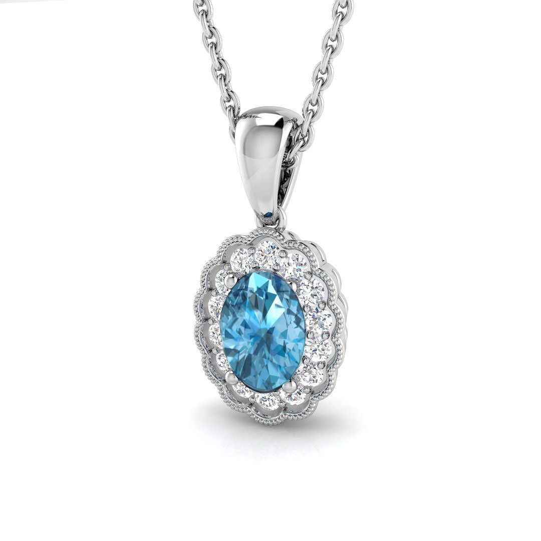Vennissa Blue Topaz 4 Prong 