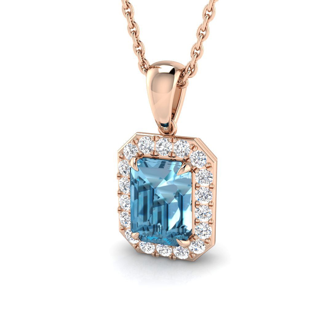 Linda Blue Topaz 4 Prong 