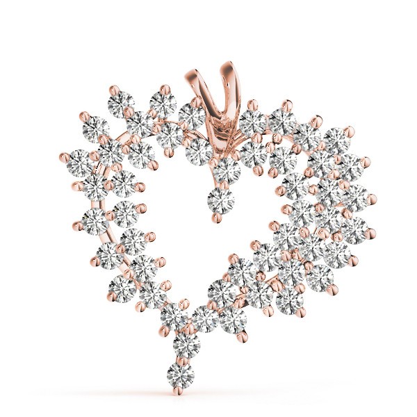 Rosalia Lab-Created Diamond 2 Prong  Necklace