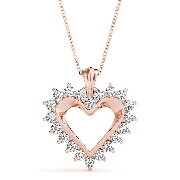 Jessica Natural Diamond Prong Set  Necklace