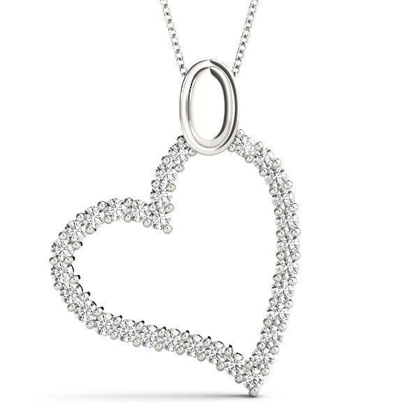 Reina Natural Diamond Shared Prong  Necklace