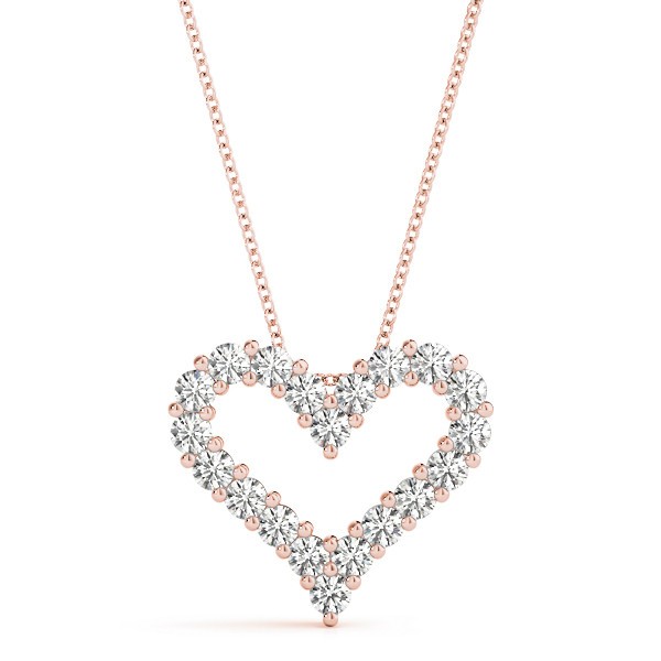 Sonica Natural Diamond Shared Prong  Necklace