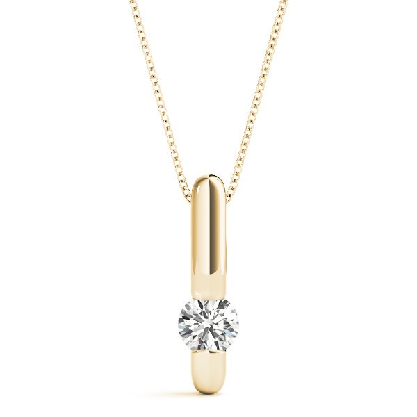 Ricula Natural Diamond Channel Set  Necklace