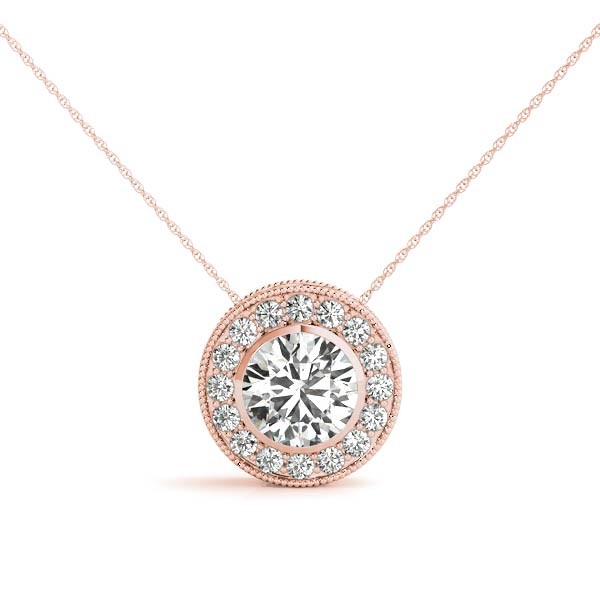 Taiya Lab-Created Diamond Bezel Set  Necklace
