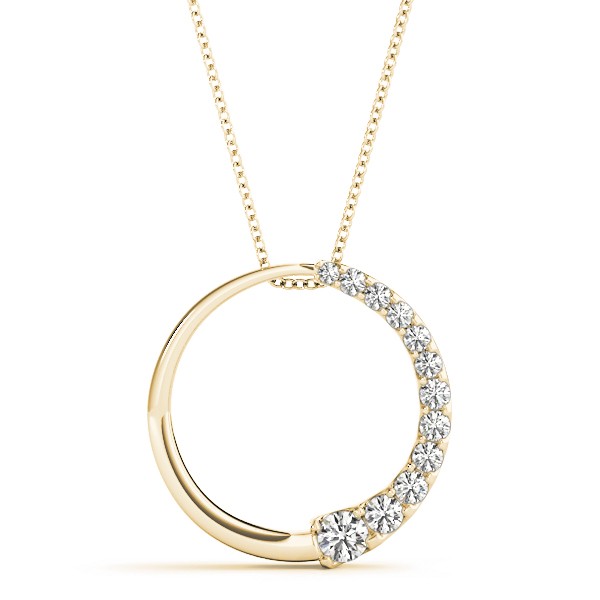 Dylan Natural Diamond Pave Set  Necklace