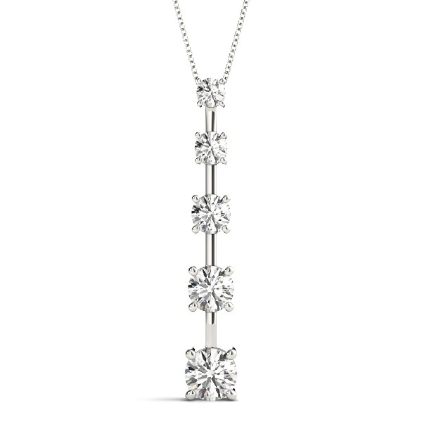 Pave Set Natural Diamond  Necklace