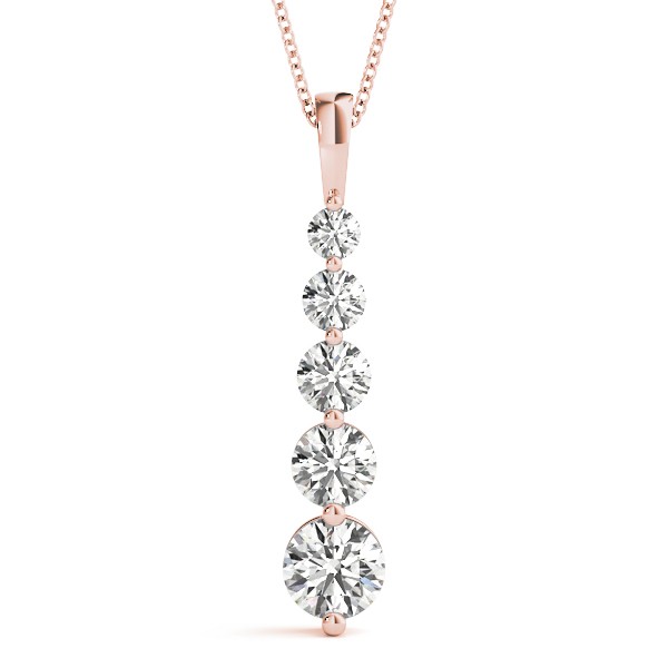 Carter Lab-Created Diamond Prong Set  Necklace
