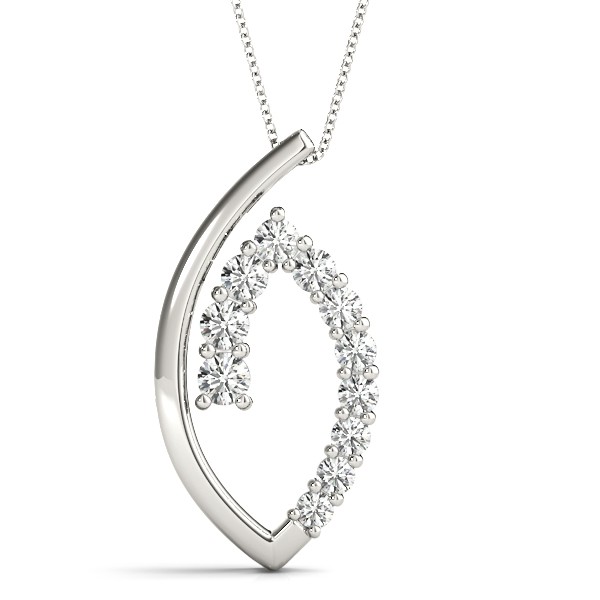 Pave Set Natural Diamond  Necklace