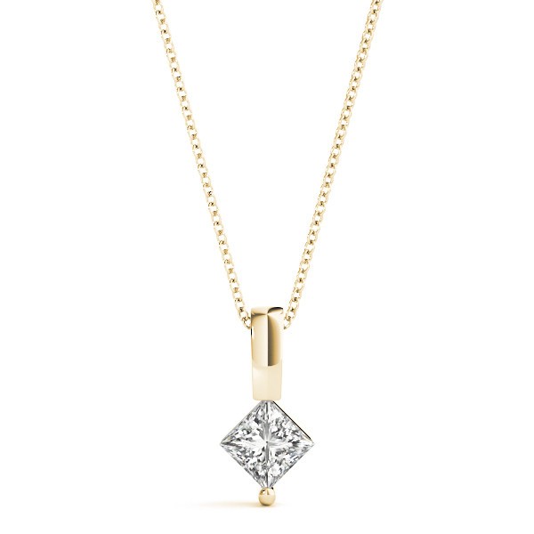 Robenia Natural Diamond Prong Set  Necklace