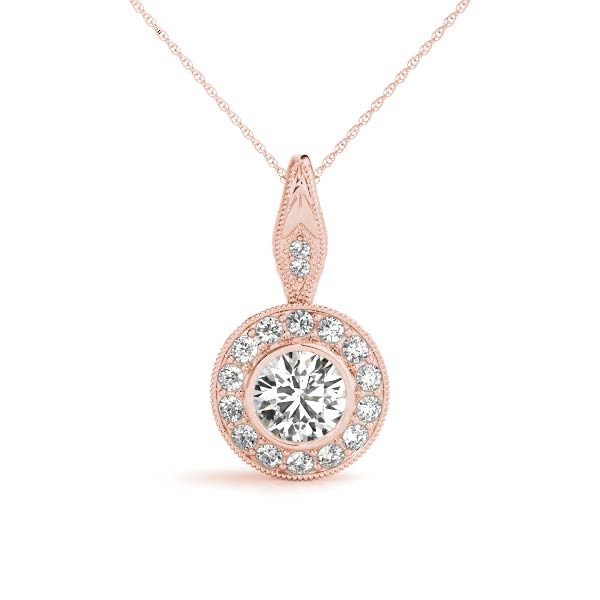 Taheera Lab-Created Diamond Bezel Set  Necklace