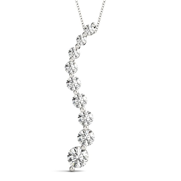 Patrick Lab-Created Diamond Bezel Set  Necklace