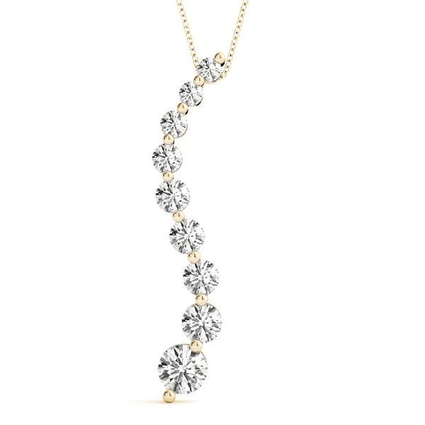 Patrick Lab-Created Diamond Bezel Set  Necklace