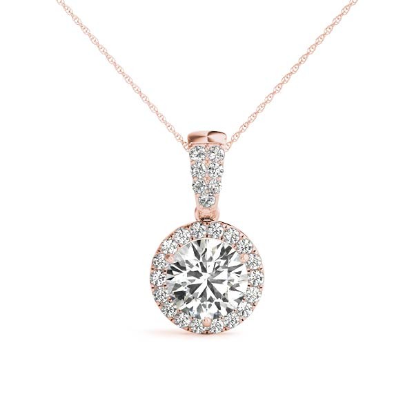 Taiba Natural Diamond 4 Prong  Necklace