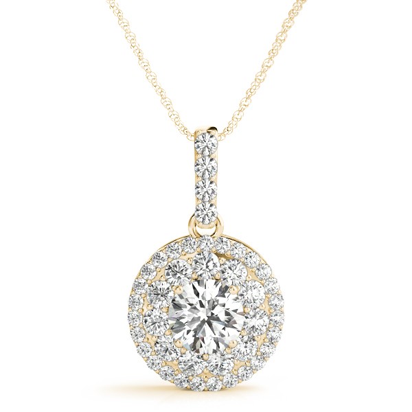 Taline Lab-Created Diamond 4 Prong  Necklace