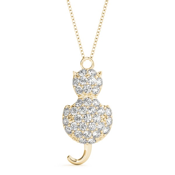 Thomas Natural Diamond Pave Set  Necklace