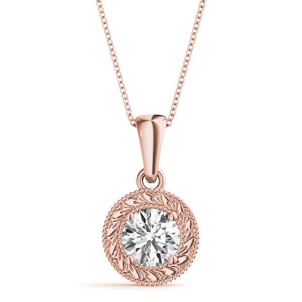 Robyna Natural Diamond 4 Prong  Necklace