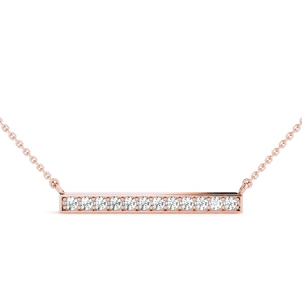 Gabrella Natural Diamond Bar Set  Necklace