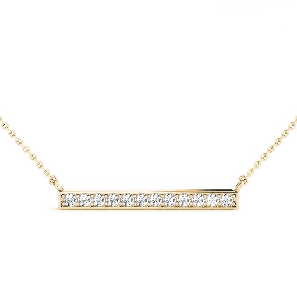 Gabrella Natural Diamond Bar Set  Necklace