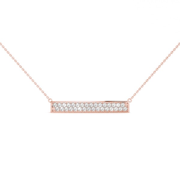 Anna Natural Diamond Bar Set  Necklace
