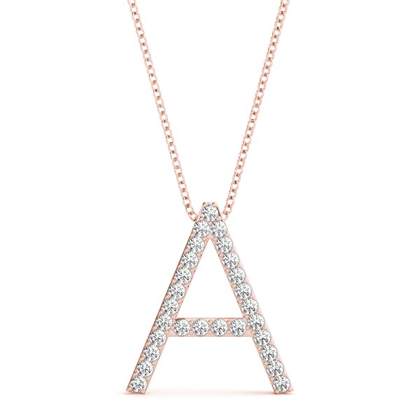 Asher Natural Diamond Prong Set  Necklace