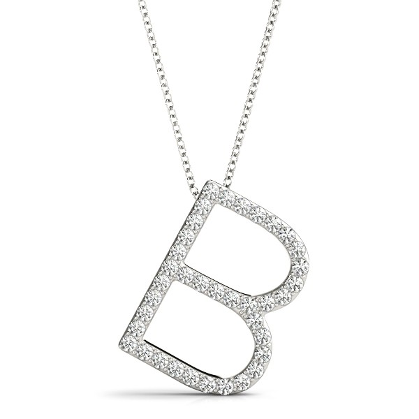 Bryson Natural Diamond Prong Set  Necklace