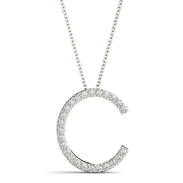 Cairo Natural Diamond Prong Set  Necklace