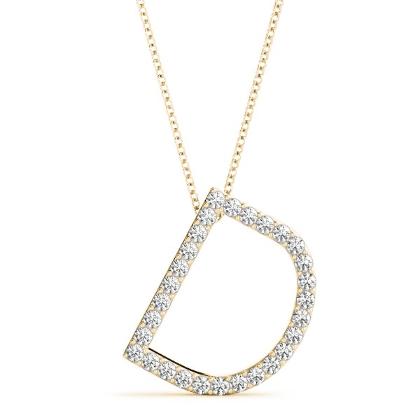 Draper Natural Diamond Prong Set  Necklace