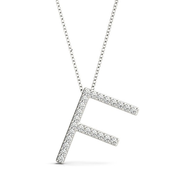 Flynn Natural Diamond Prong Set  Necklace