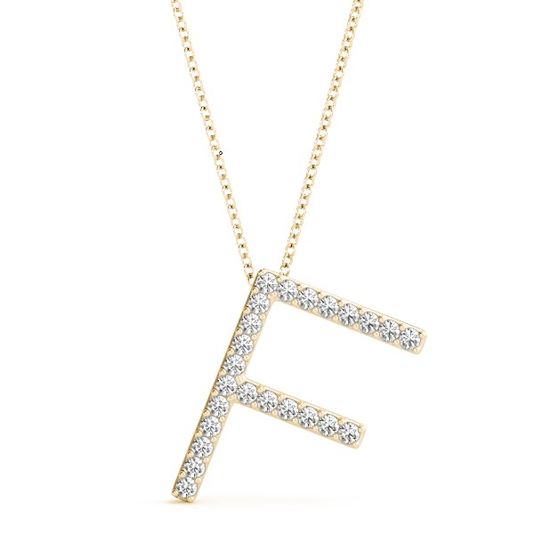 Flynn Natural Diamond Prong Set  Necklace