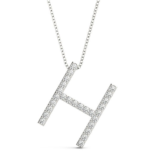 Prong Set Natural Diamond  Necklace