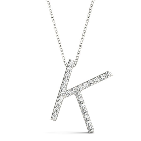 Prong Set Natural Diamond  Necklace