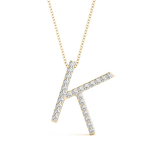 Kipton Natural Diamond Prong Set  Necklace