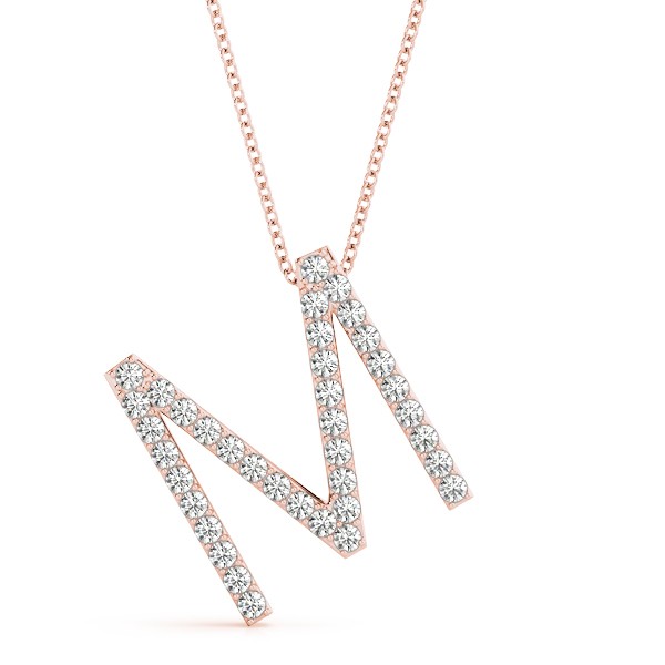 Mason Natural Diamond Prong Set  Necklace
