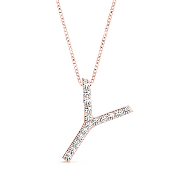 Younel Natural Diamond Prong Set  Necklace