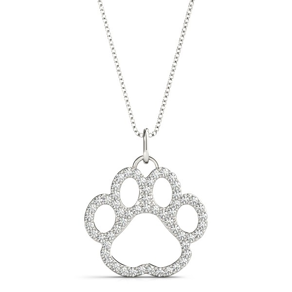 Pave Set Natural Diamond  Necklace