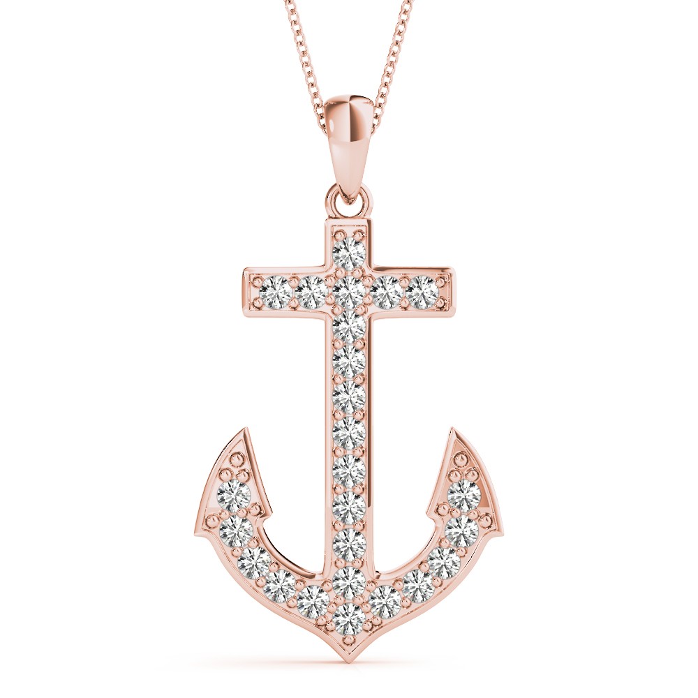 Rory Natural Diamond Pave Set  Necklace