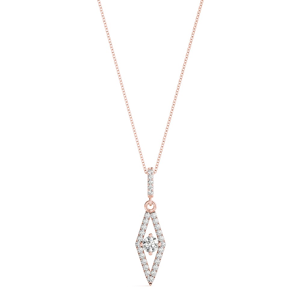 Taherah Natural Diamond  Necklace