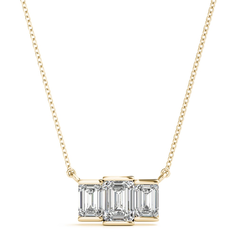 Jonit Natural Diamond Bar Set  Necklace