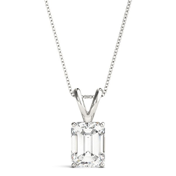 Brikya Natural Diamond 4 Prong  Necklace