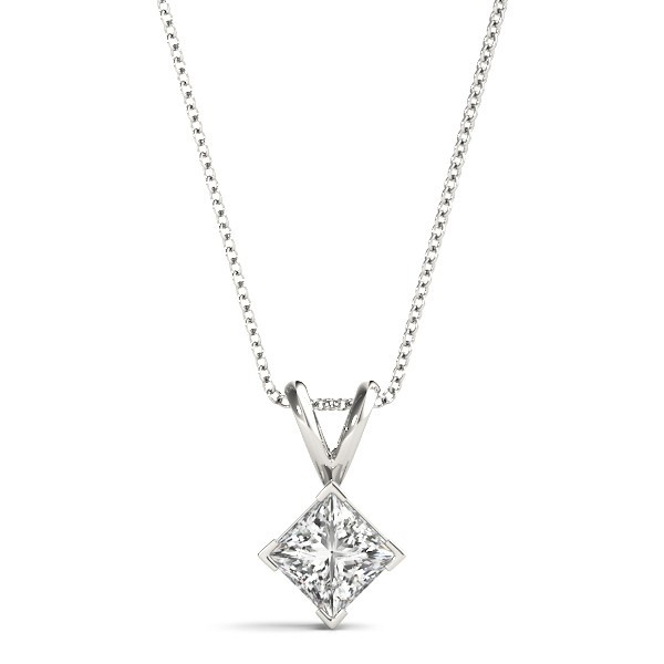 Darris Natural Diamond 4 Prong  Necklace