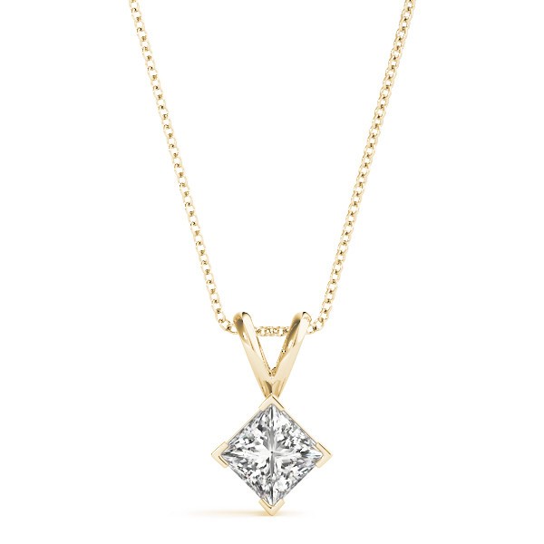 Darris Natural Diamond 4 Prong  Necklace