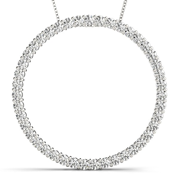 Austin Natural Diamond Prong Set  Necklace