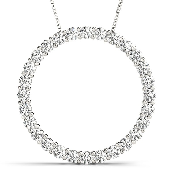 Marvin Natural Diamond Prong Set  Necklace